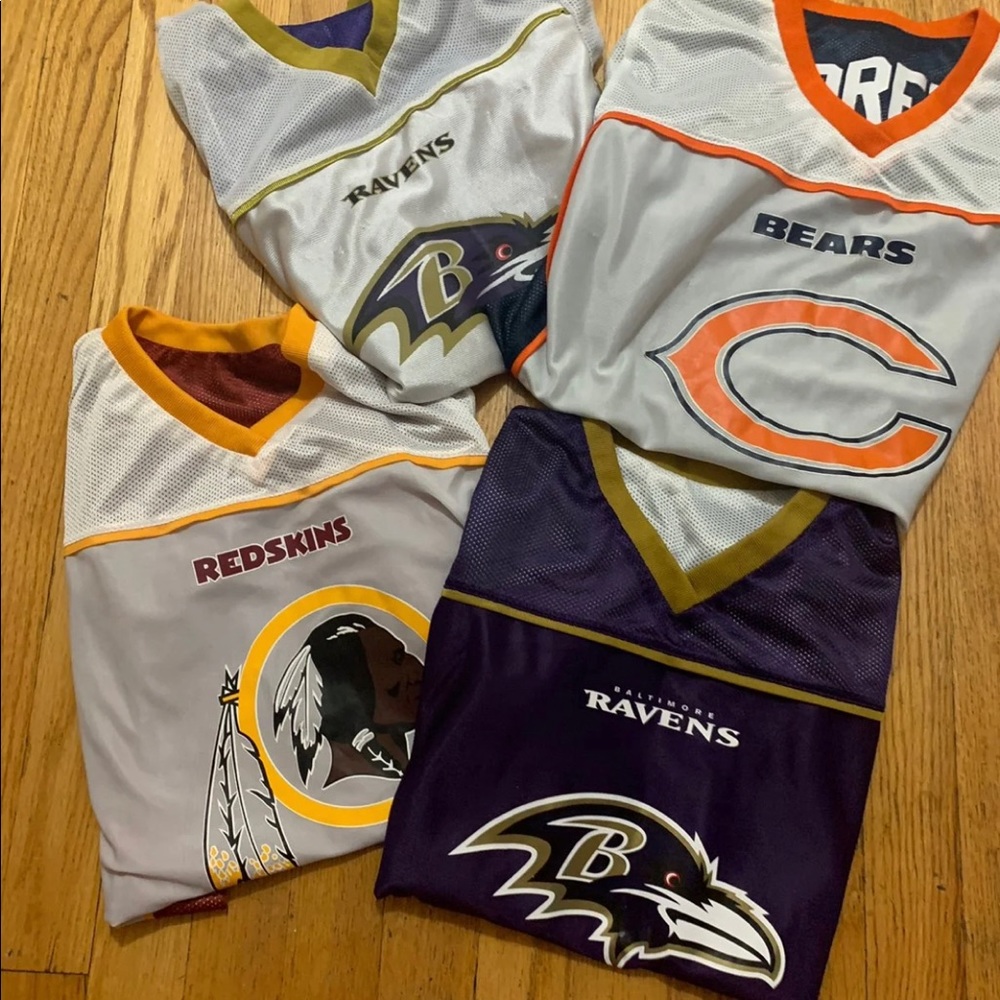 kids Bundle  NFL Flag Play 60 Reversable